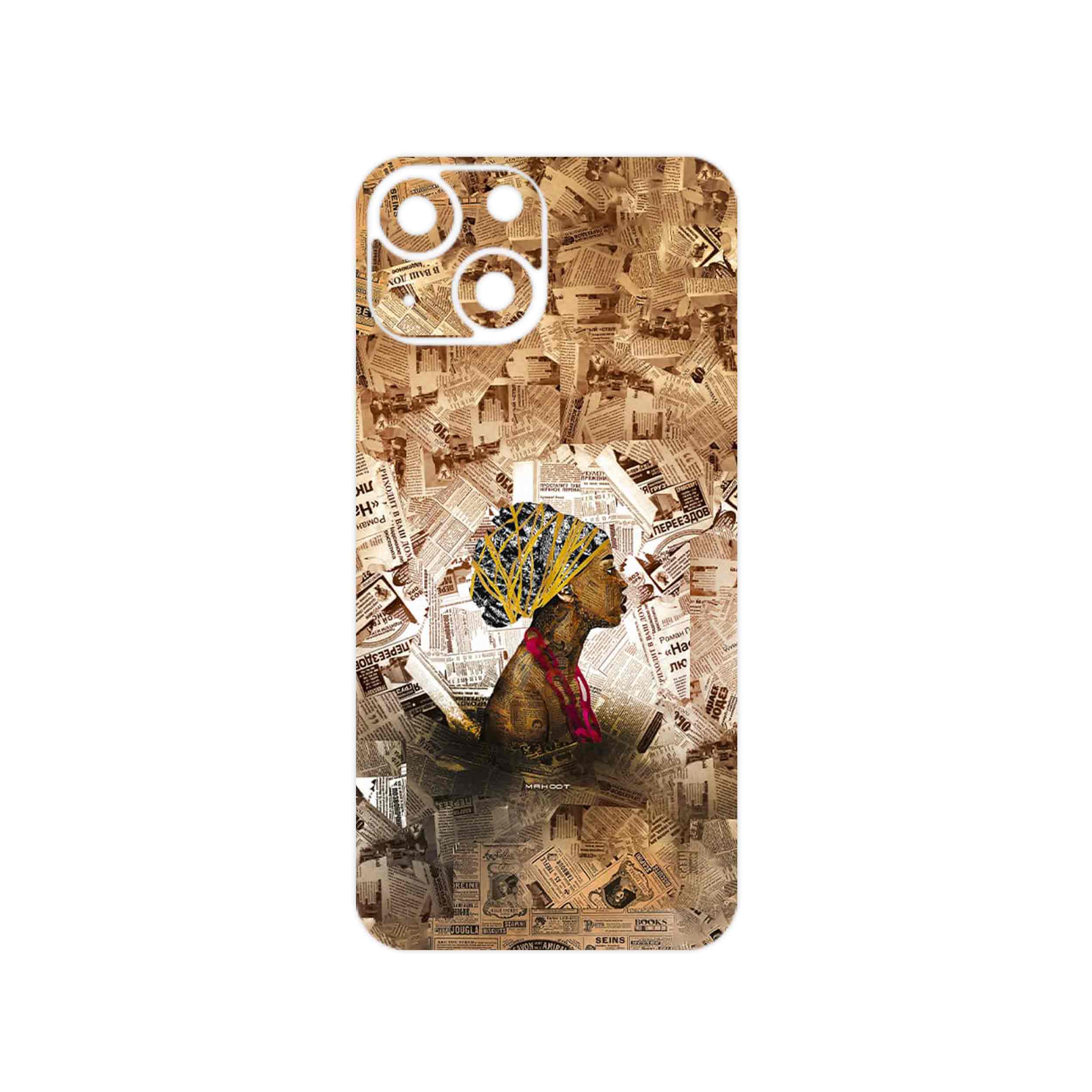 برچسب پوششی ماهوت مدل Collage of African Women مناسب برای گوشی موبایل اپل iPhone 13 Mini