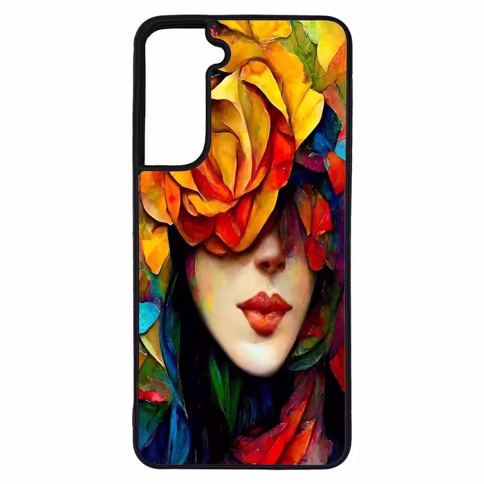 کاور طرح نقاشی چهره کد G-043 مناسب برای گوشی موبایل سامسونگ Galaxy S21 FE | دیجی قاب دونی