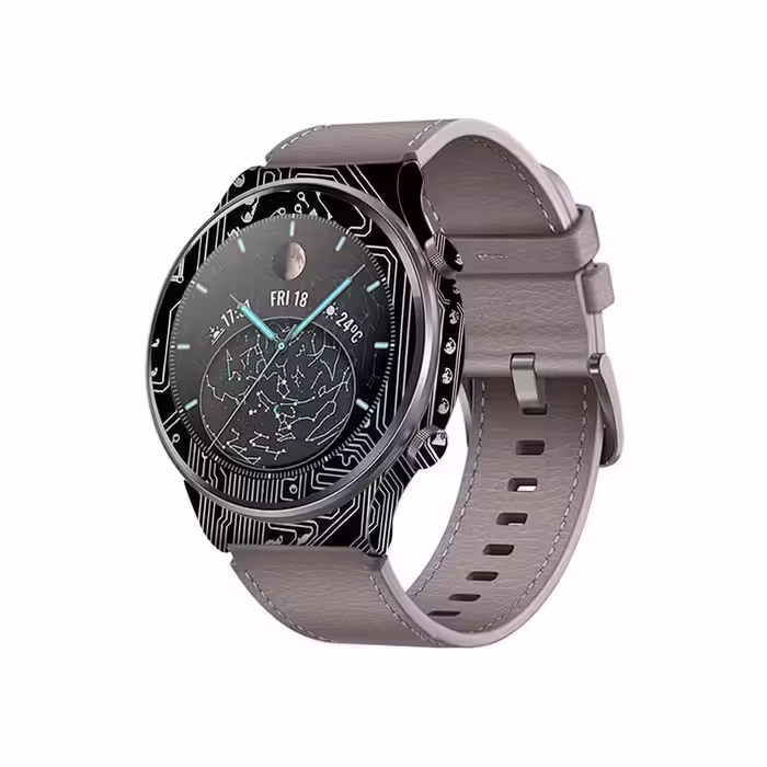 برچسب ماهوت طرح Black-Printed-Circuit-Board مناسب برای ساعت هوشمند هوآوی Watch GT 2 Pro | کالا برتری