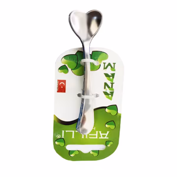 قاشق چایخوری طرح قلب مجموعه 6 عددی