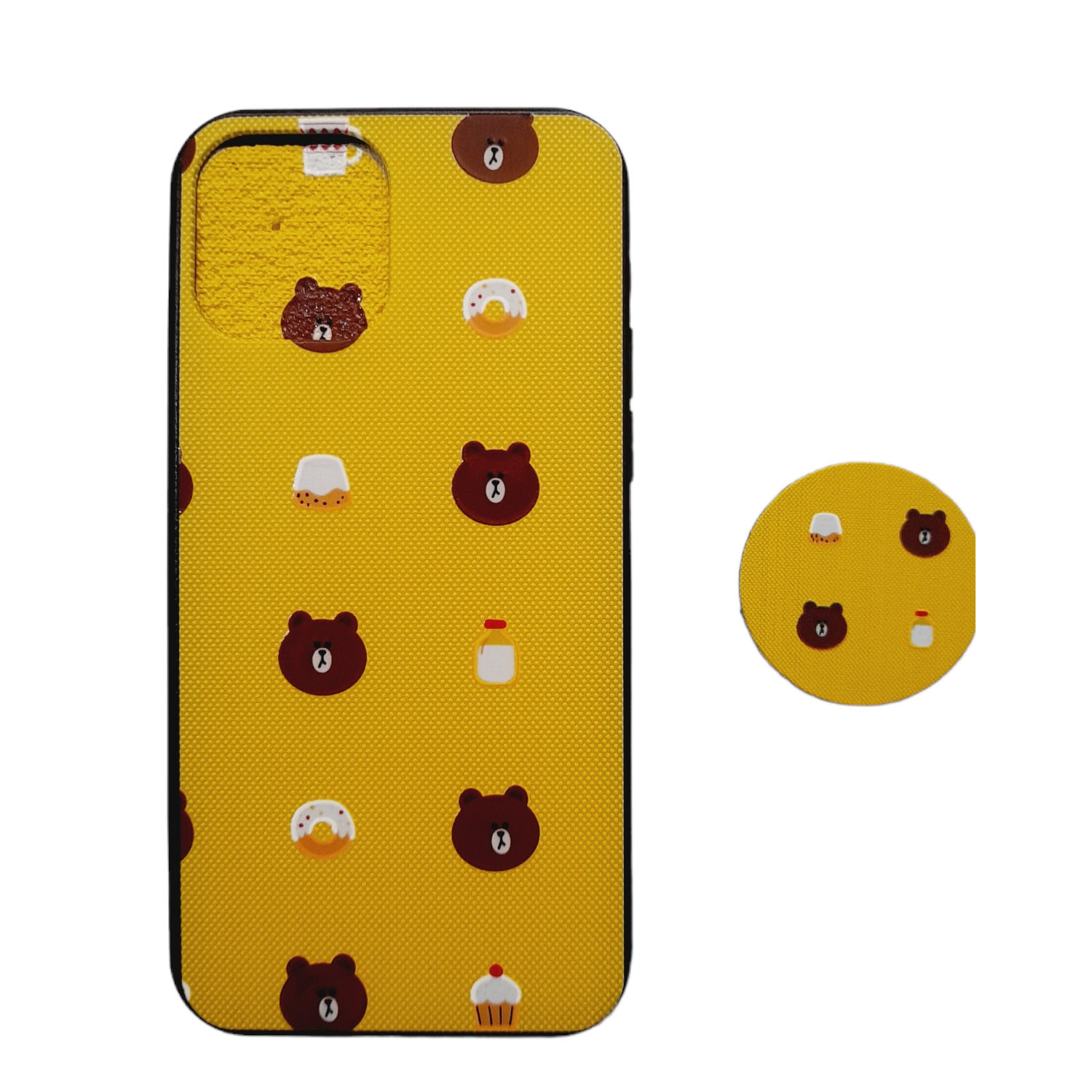 کاور مدل ip12p مناسب برای گوشی موبایل اپل iPhone 12 /12 Pro به همراه پاپ سوکت