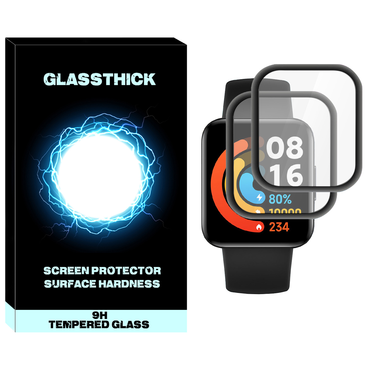 محافظ صفحه نمایش نانو گلستیک مدل NGL مناسب برای ساعت هوشمند شیائومی Redmi Watch بسته دو عددی