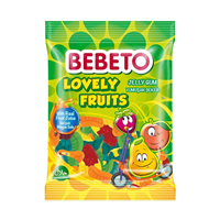 پاستیل ببتو BEBETO مدل میوه ای 80 گرمی