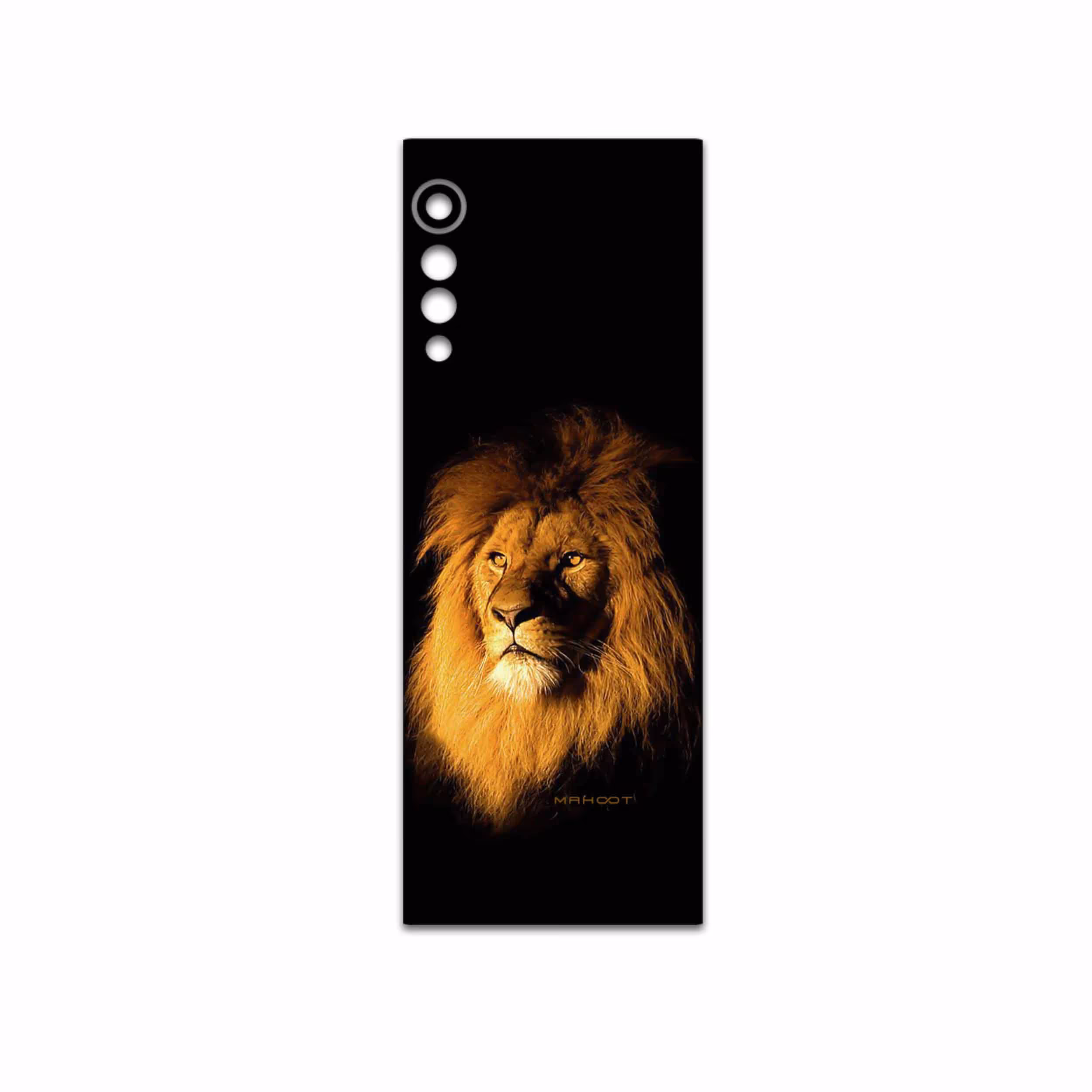 برچسب پوششی ماهوت مدل Lion مناسب برای گوشی موبایل ال جی Velvet 5G