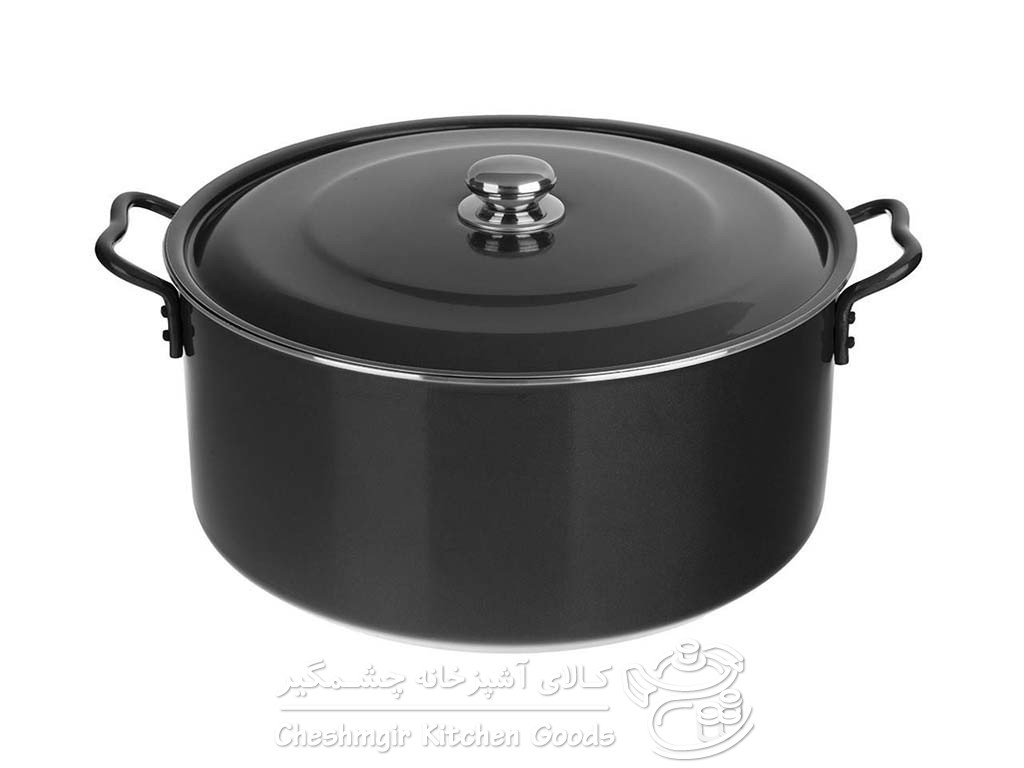 قابلمه زرساب با درب فلزی مدل MG-435-D سایز 35