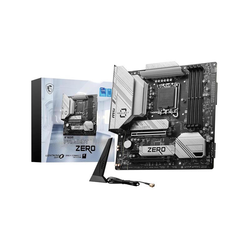 مادربرد ام اس آی مدل B760M PROJECT ZERO