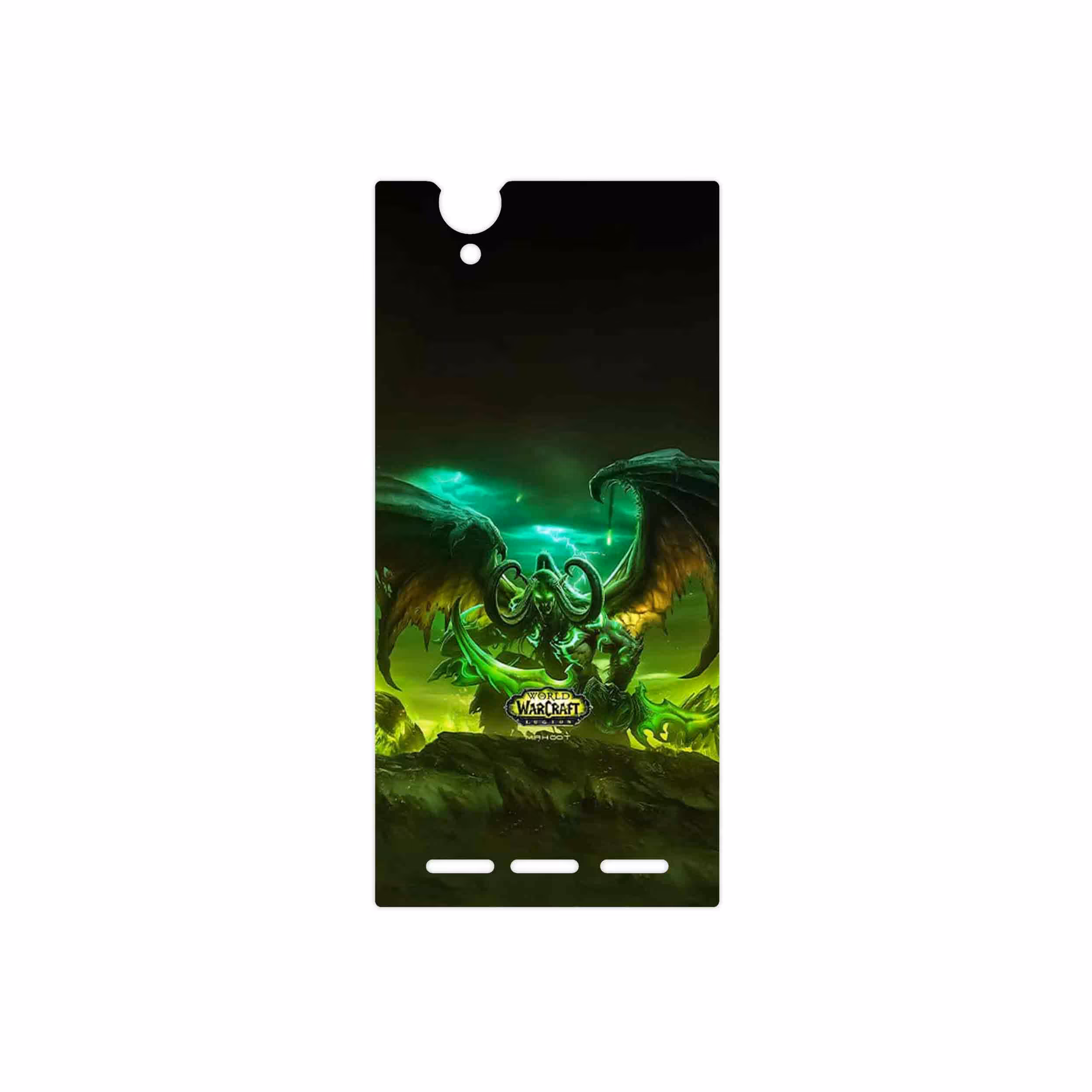 برچسب پوششی ماهوت مدل Warcraft Game Series مناسب برای گوشی موبایل سونی Xperia T2 Ultra