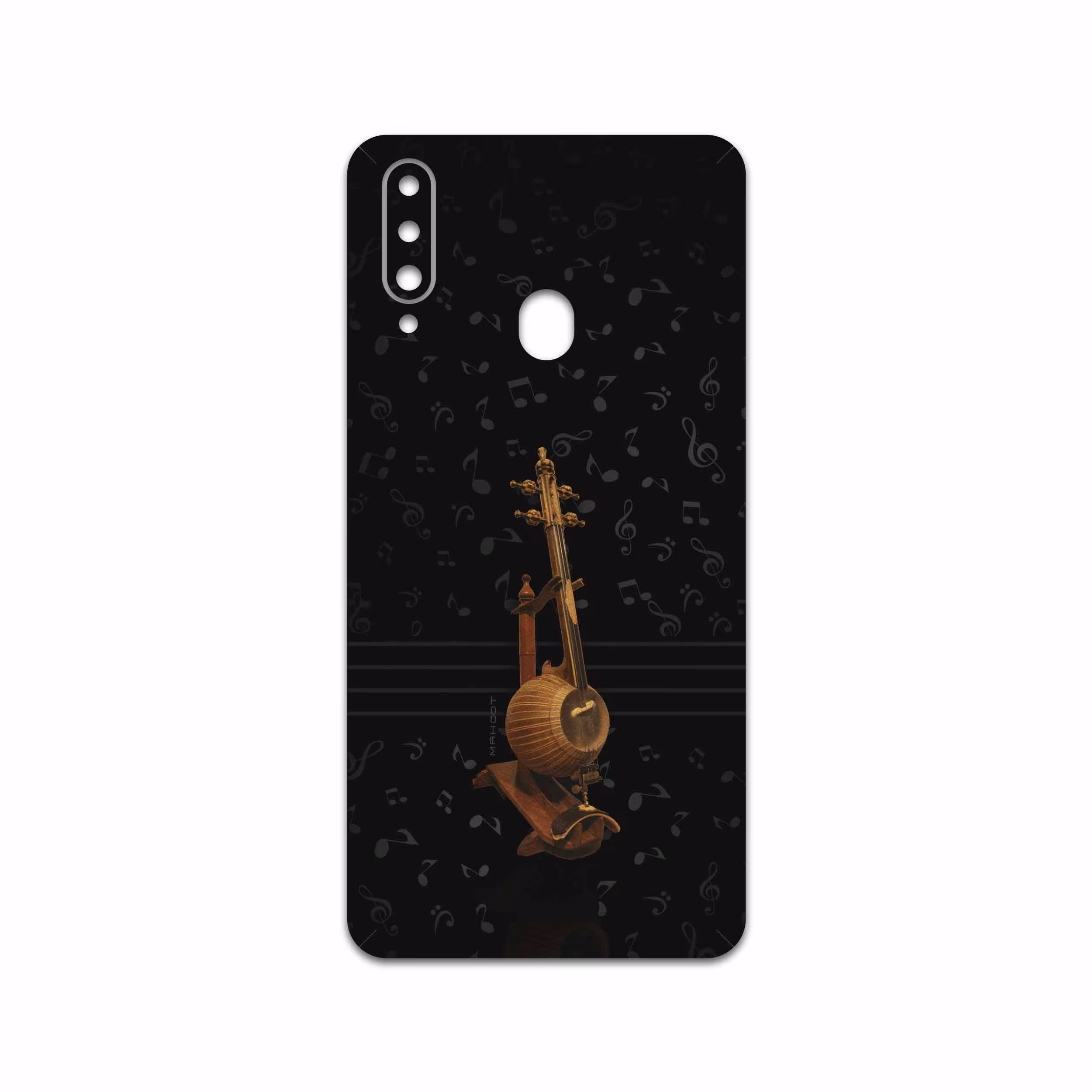 برچسب پوششی ماهوت مدل Persian Fiddle Instrument مناسب برای گوشی موبایل سامسونگ Galaxy A20s