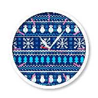 ساعت‌های دیواری راویتا طرح گل 2178