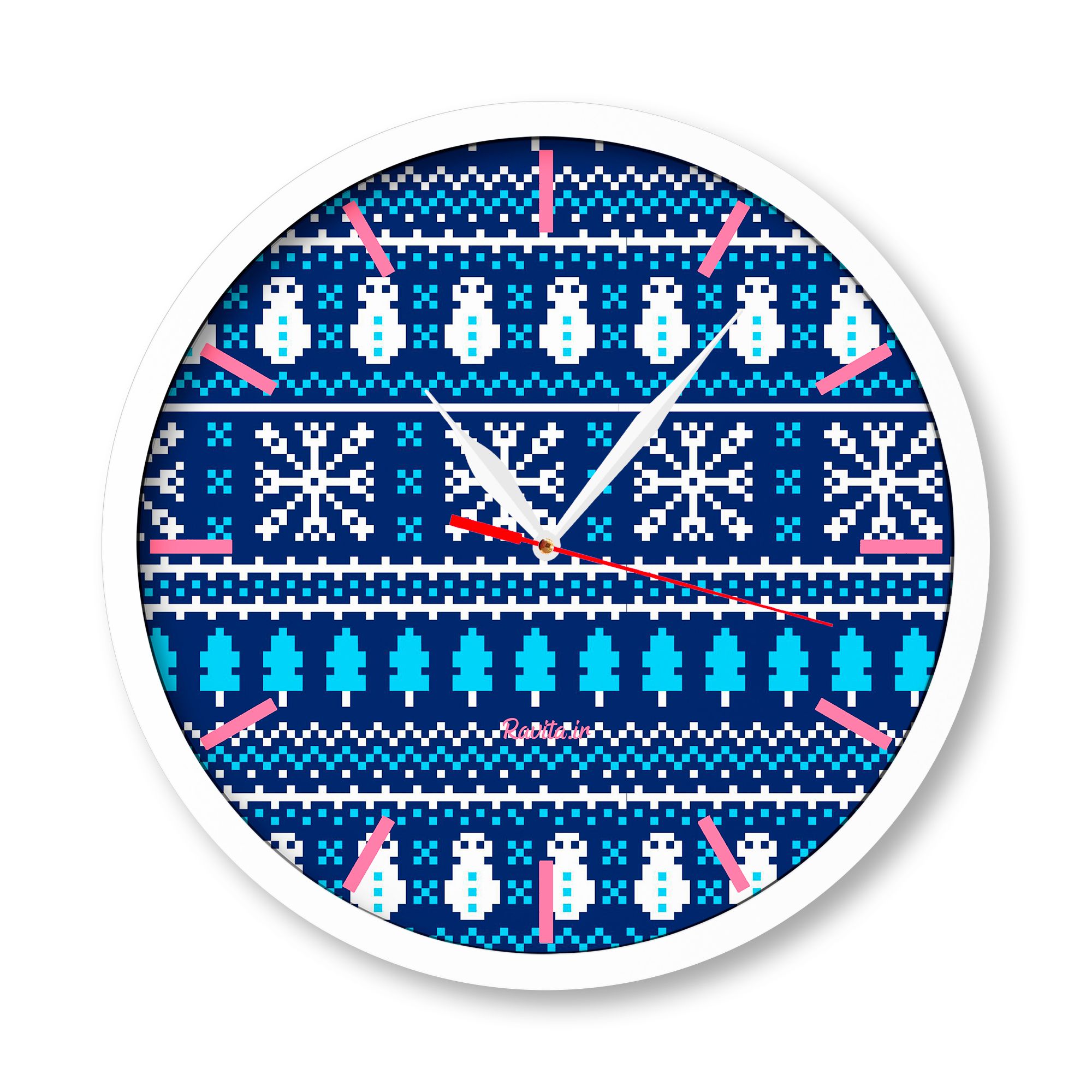 ساعت‌های دیواری راویتا طرح گل 2178