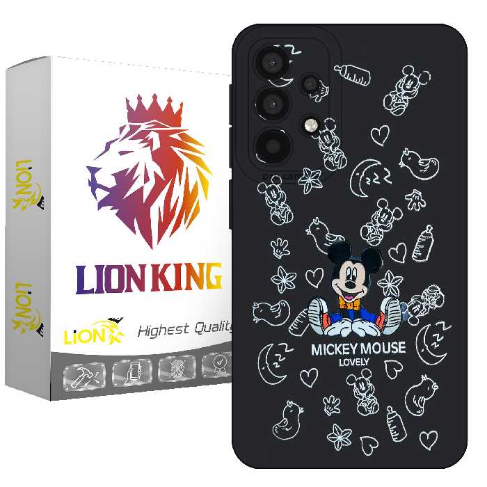  کاور مدل میکی بلک مناسب برای گوشی موبایل سامسونگ Galaxy A13 4G