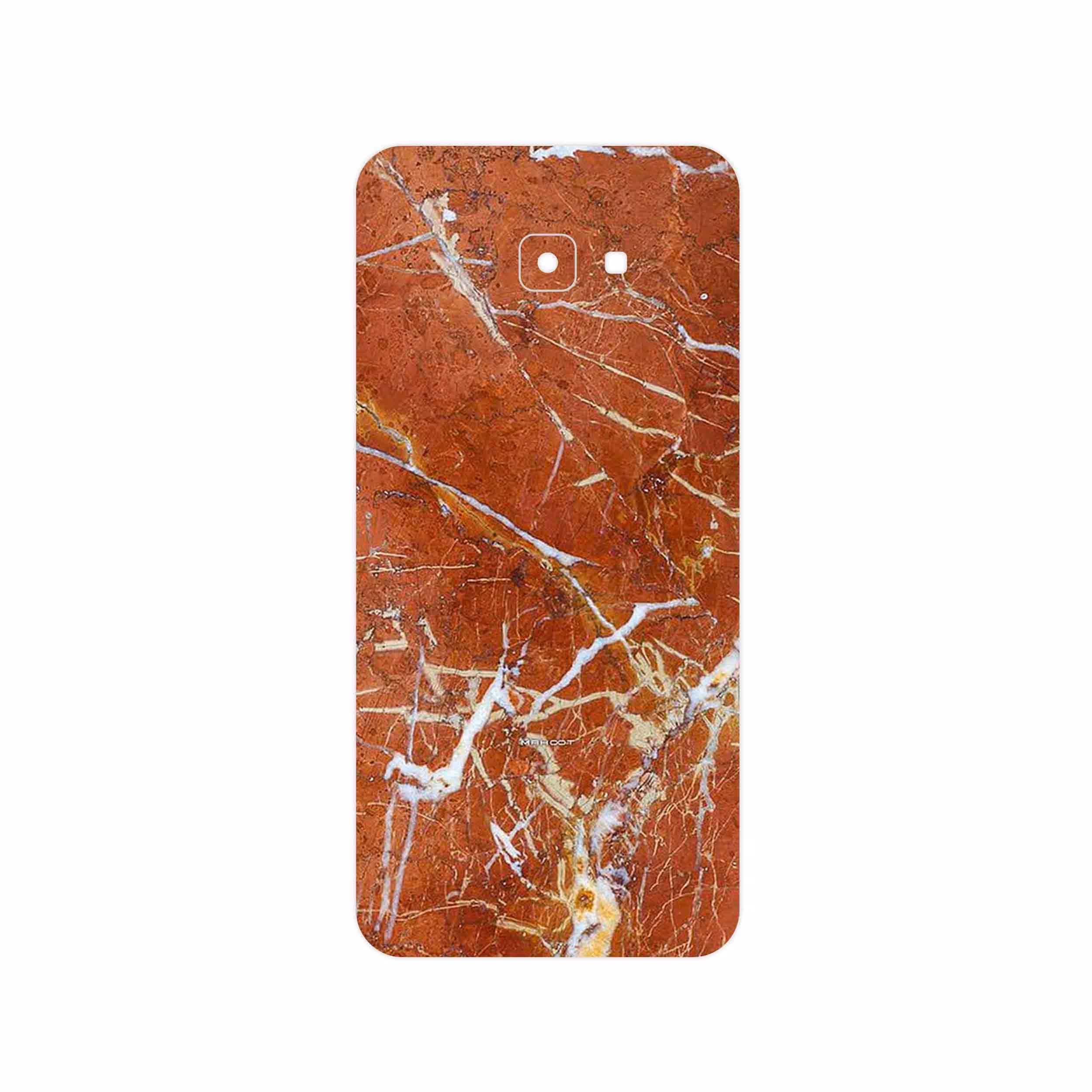برچسب پوششی ماهوت مدل Red Marble مناسب برای گوشی موبایل سامسونگ Galaxy J4 Core