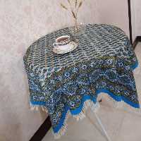 رومیزی وسفره قلمکار زیبای صادراتی 100*100