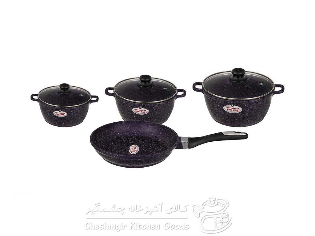 سرویس پخت و پز 7 پارچه زرساب مدل Melorin