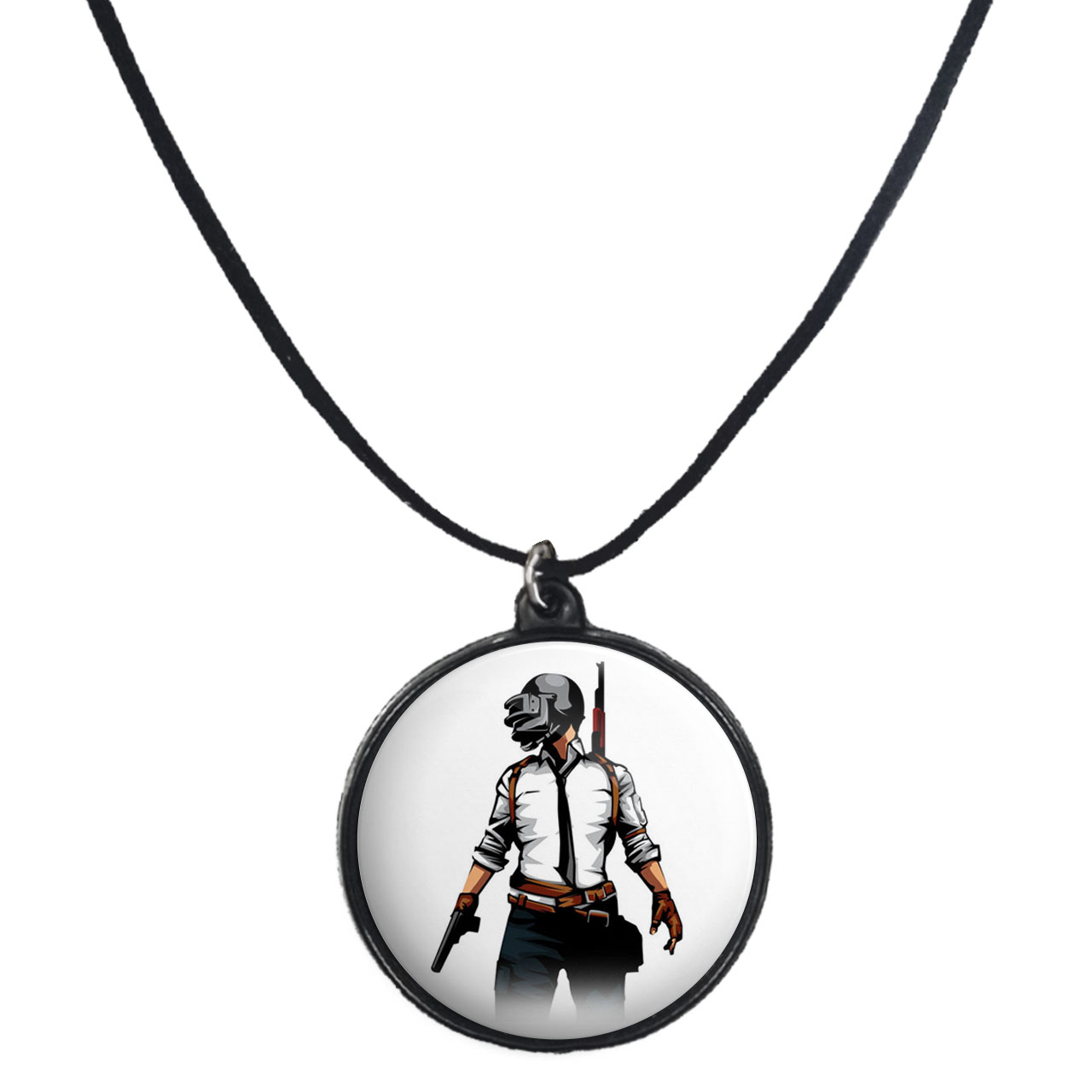 گردنبند پرمانه طرح PUBG کد pmb.27984 مدل دو طرفه