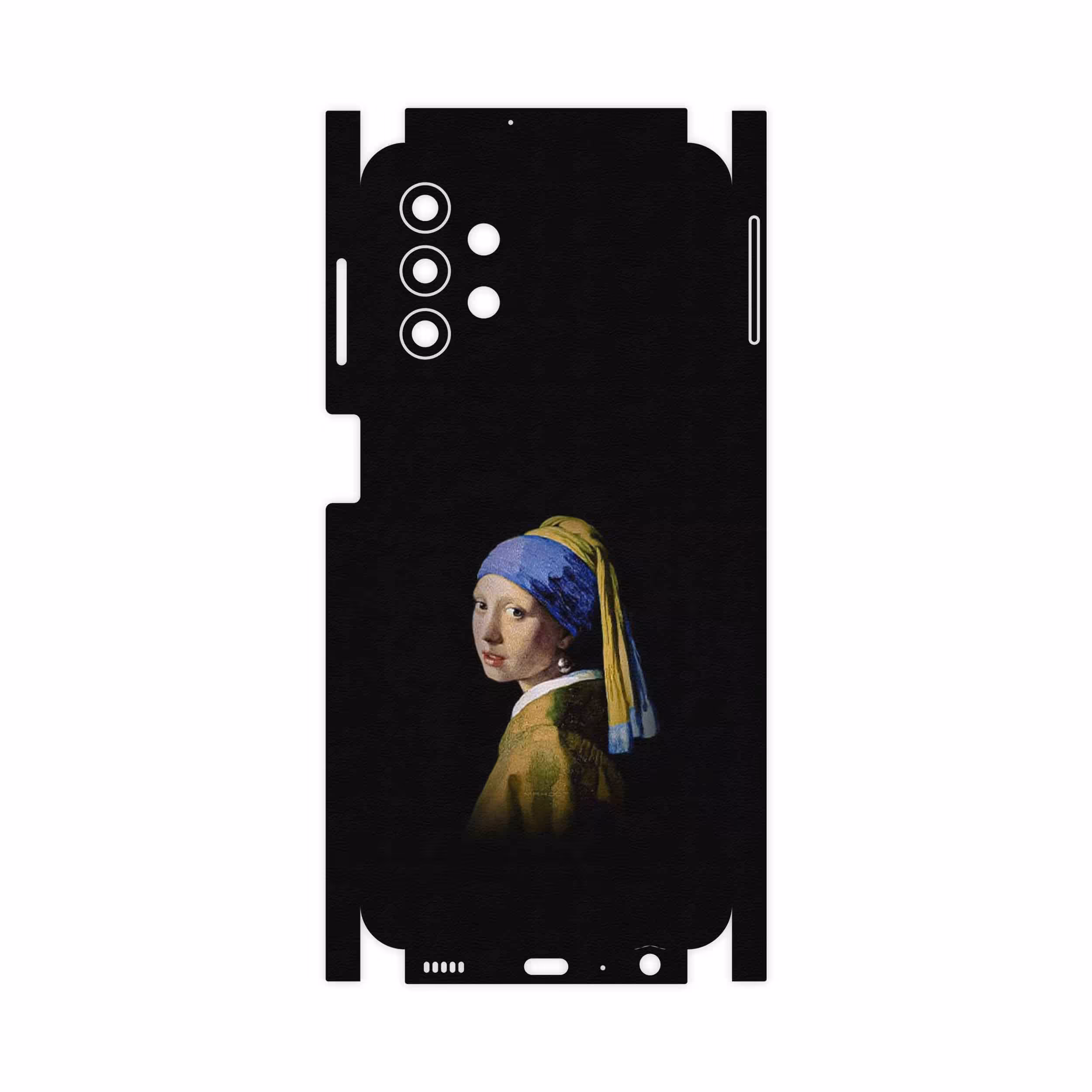 برچسب پوششی ماهوت مدل Girl with a Pearl Earring of Vermeer-FullSkin مناسب برای گوشی موبایل سامسونگ Galaxy A32 5G