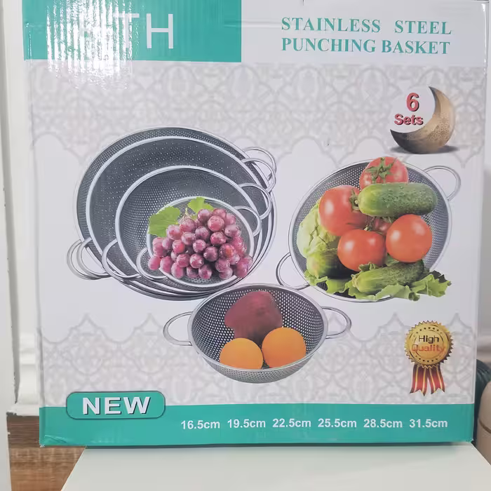 آبکش استیل 6 پارچه