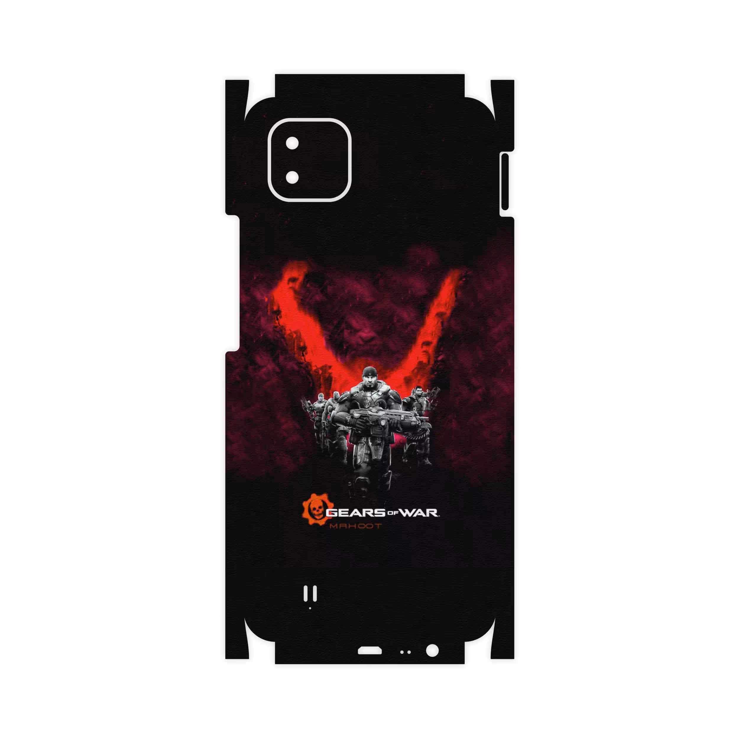 برچسب پوششی ماهوت مدل Gears-Of-War-Game-FullSkin مناسب برای گوشی موبایل ریلمی C11 2021