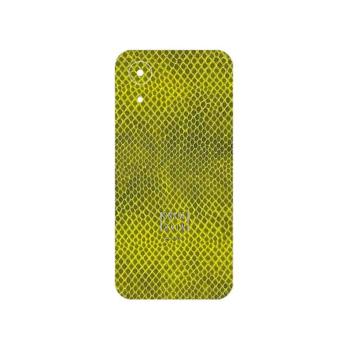 برچسب پوششی ماهوت مدل Yellow Snake Skin مناسب برای گوشی موبایل سامسونگ Galaxy A03 Core