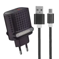 شارژر دیواری کلومن مدل KC-H110 به‌همراه کابل تبدیل USB-C