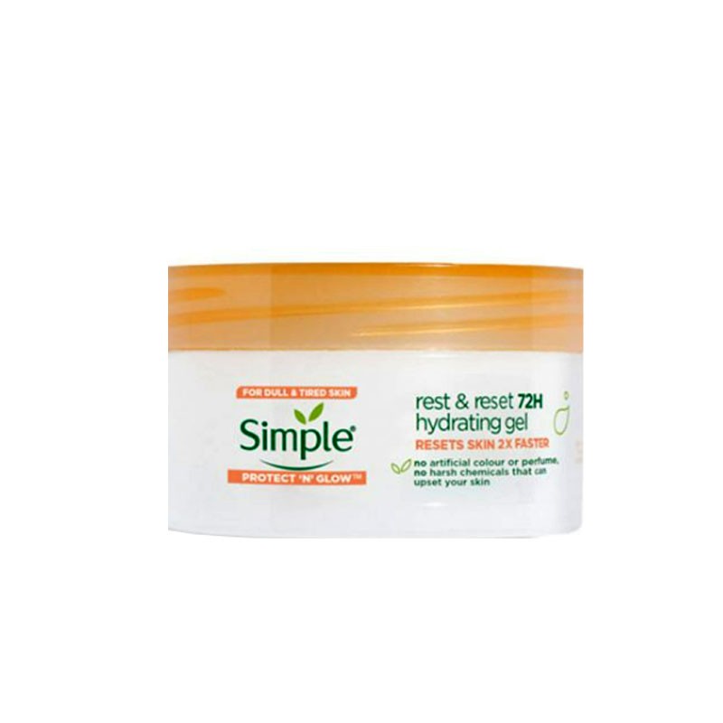 ژل کرم مرطوب کننده مدل Rest & Reset 72 Hour سیمپل 50 میل