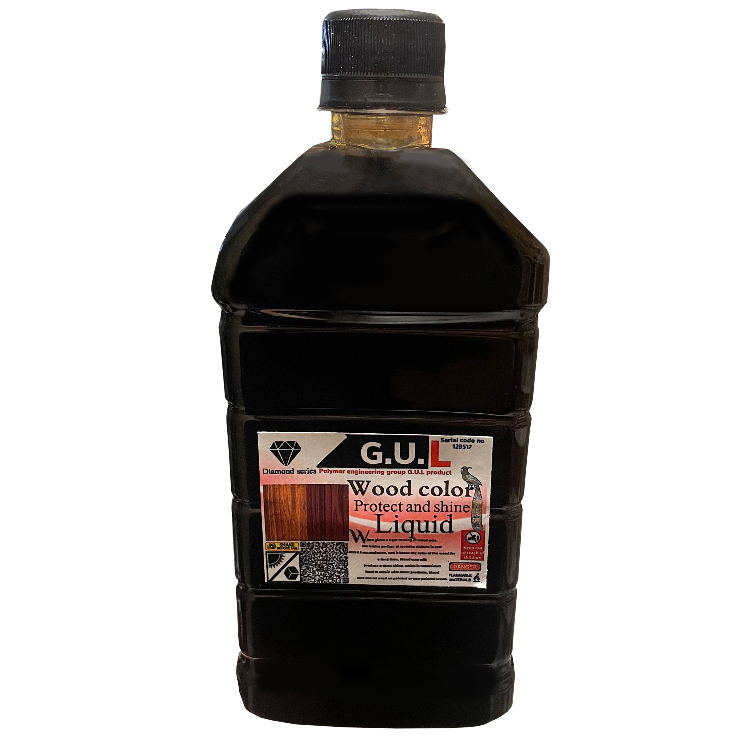 رنگ چوب جى يو ال مدل  JP55 حجم 500 ميلى ليتر