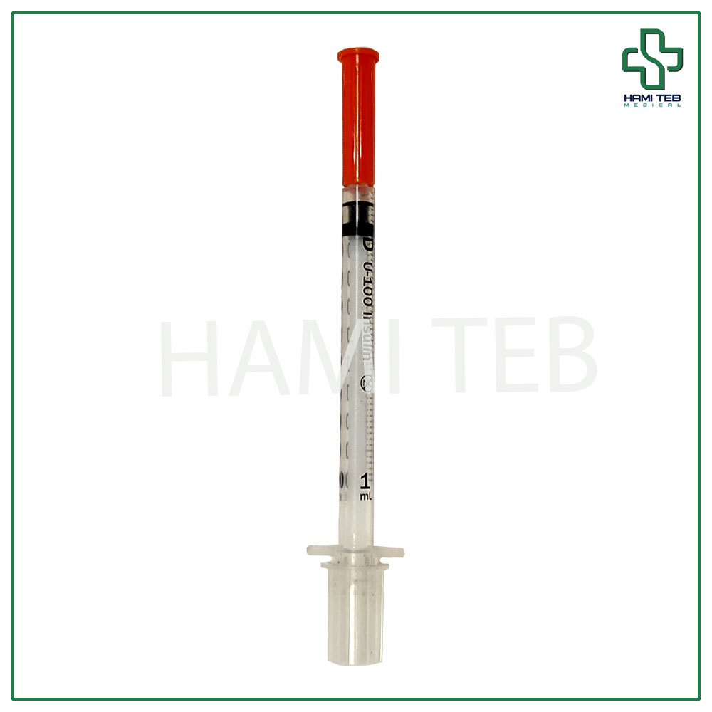 سرنگ انسولین بی دی آمریکایی 1 سی سی