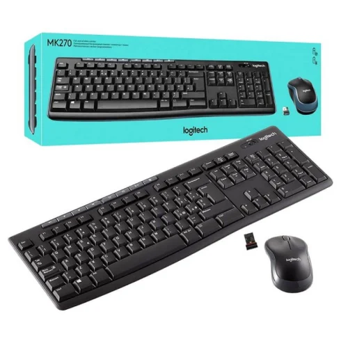 کیبورد و ماوس بیسیم لاجیتک مدل MK270(آکبند-گارانتی اصلی)