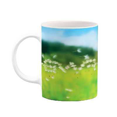 ماگ طرح قاصدک مدل 04291