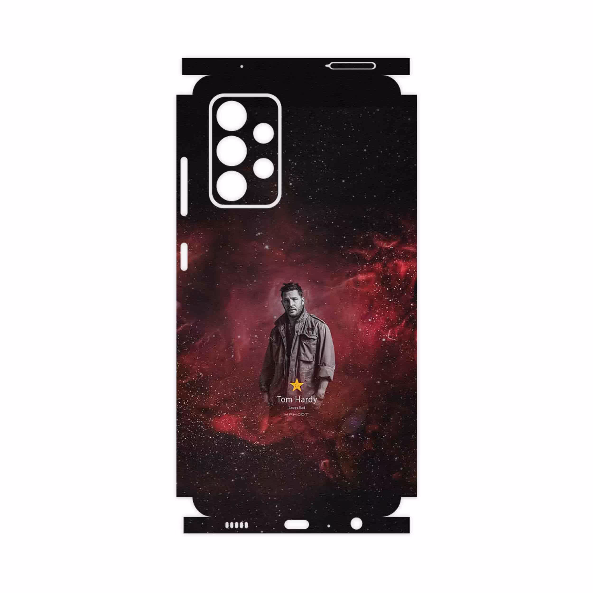 برچسب پوششی ماهوت مدل Tom Hardy-FullSkin مناسب برای گوشی موبایل سامسونگ Galaxy A52 4G