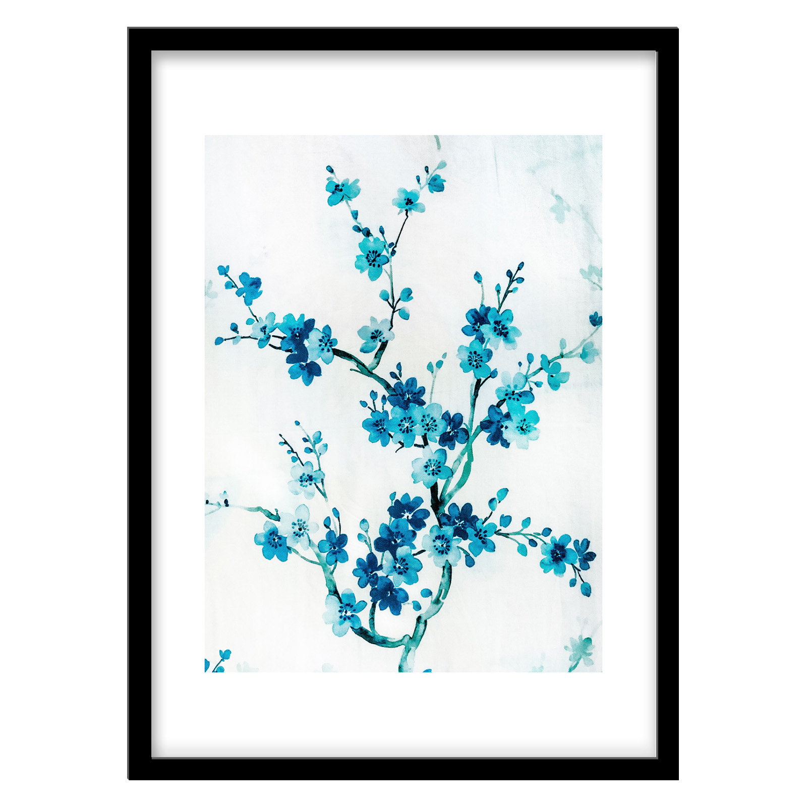 تابلو دکوراتیو فورنیمو مدل شاخه گل مینیمال کد 12652B