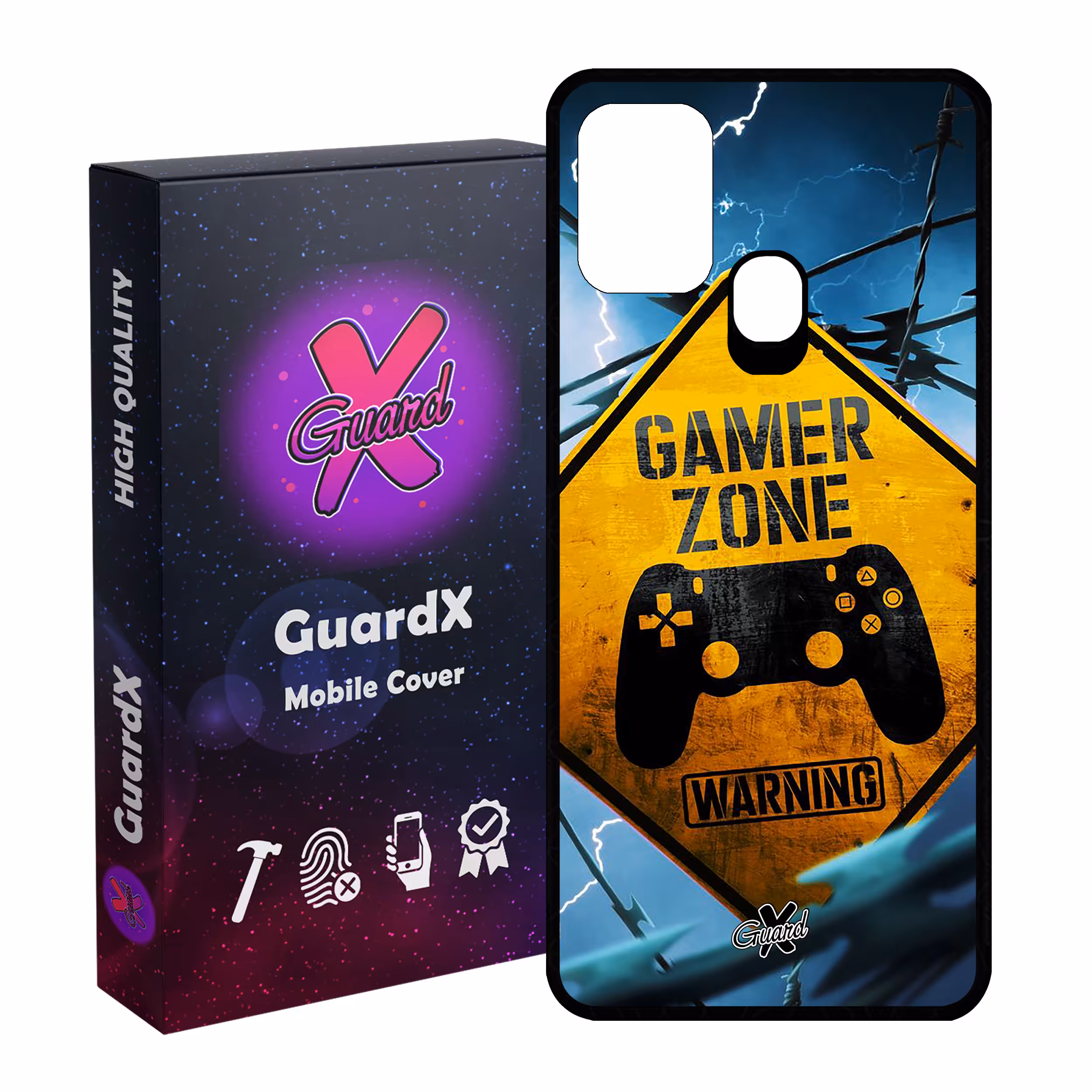 کاور گارد ایکس طرح Gamer مدل Glass10015 مناسب برای گوشی موبایل سامسونگ Galaxy M31 / M31 Prime / F41
