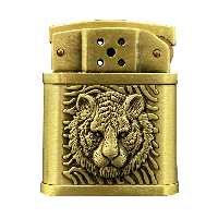 فندک مدل کلاسیک طرح شیر کد DKD-851