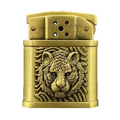 فندک مدل کلاسیک طرح شیر کد DKD-851