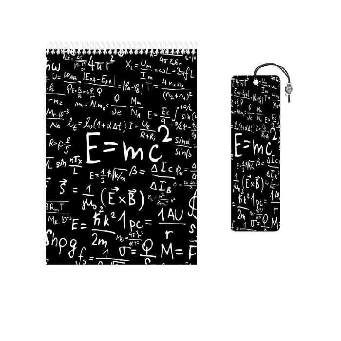 دفتر شطرنجی 100 برگ سهیلا جایروندی طرح فیزیک به همراه نشانگر چوبی | چاوه