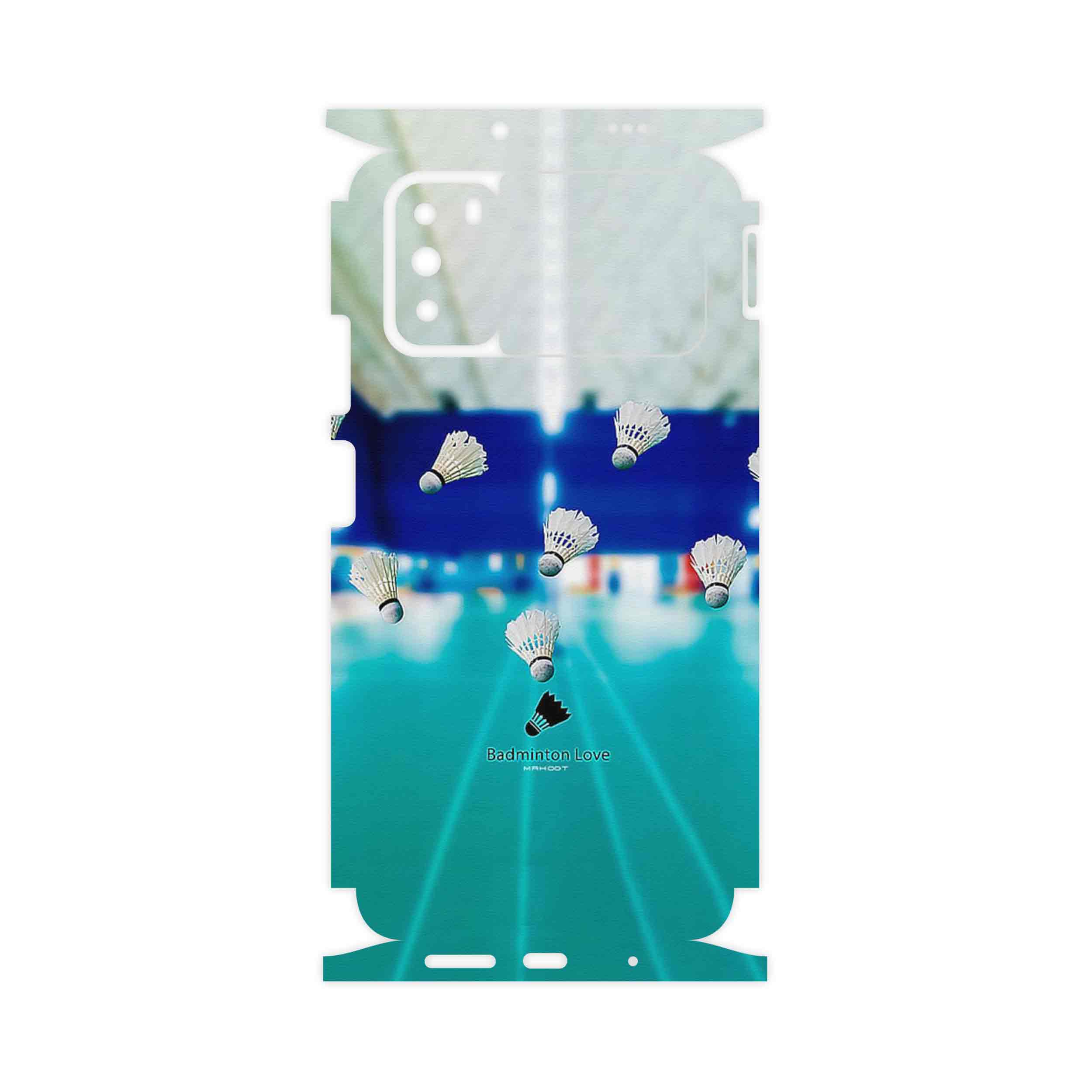 برچسب پوششی ماهوت مدل Badminton-FullSkin مناسب برای گوشی موبایل شیائومی Poco M3