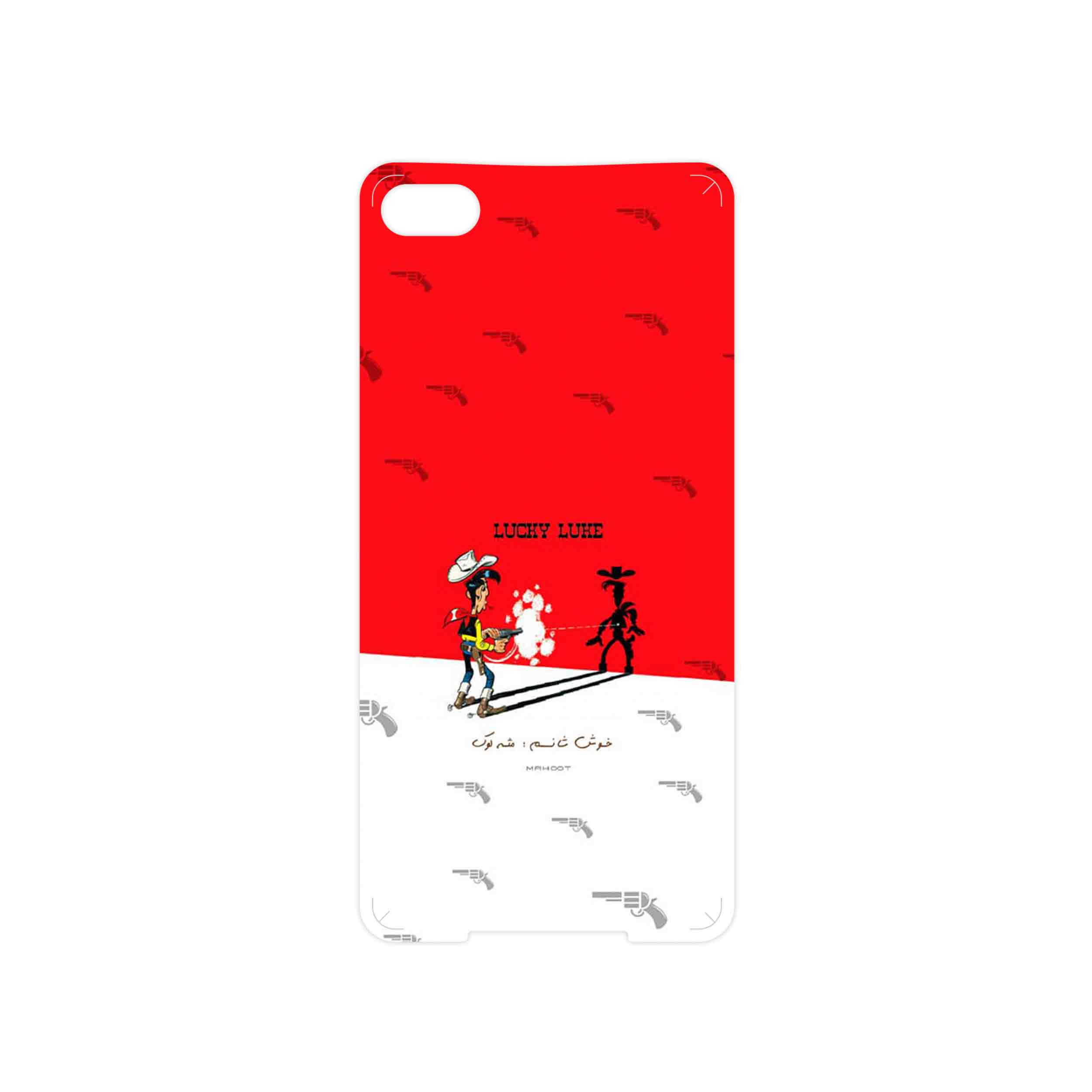 برچسب پوششی ماهوت مدل Lucky Luke مناسب برای گوشی موبایل بلک بری Z30