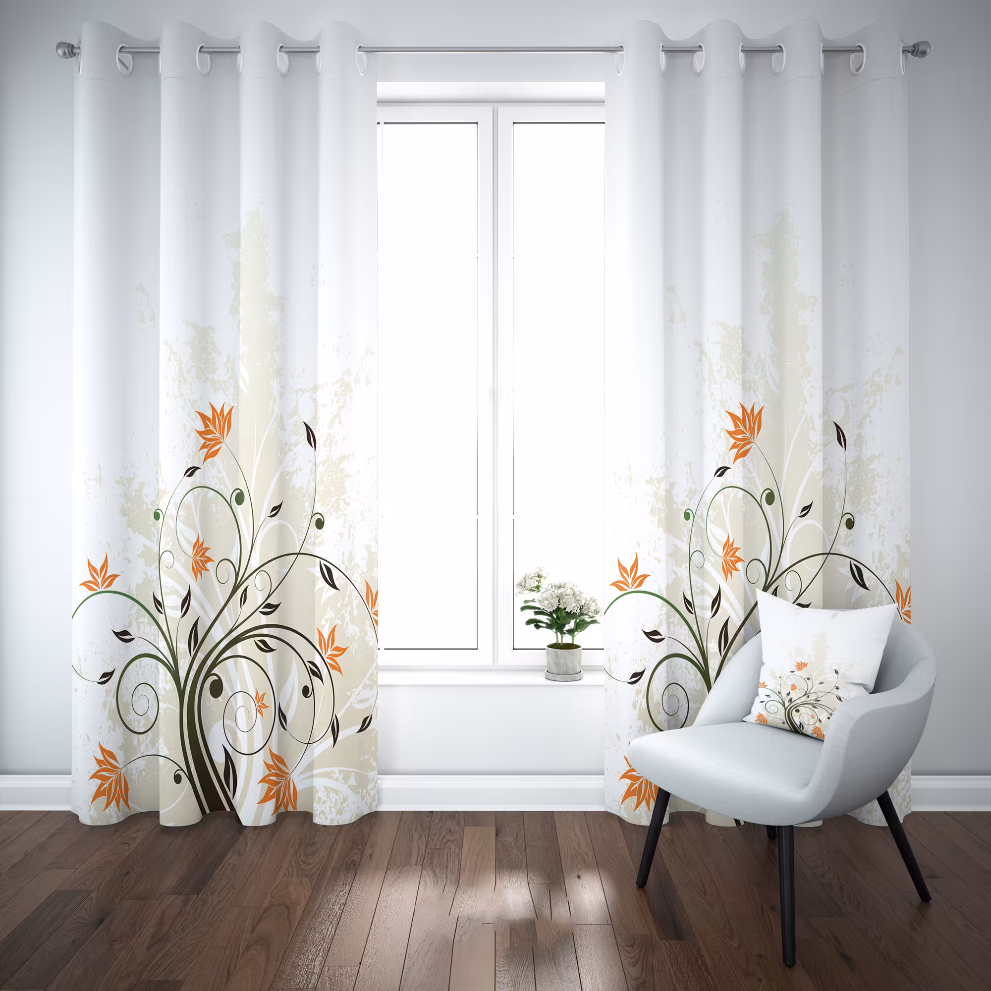 پرده مدل b2173 سایز 140×280 سانتی متر