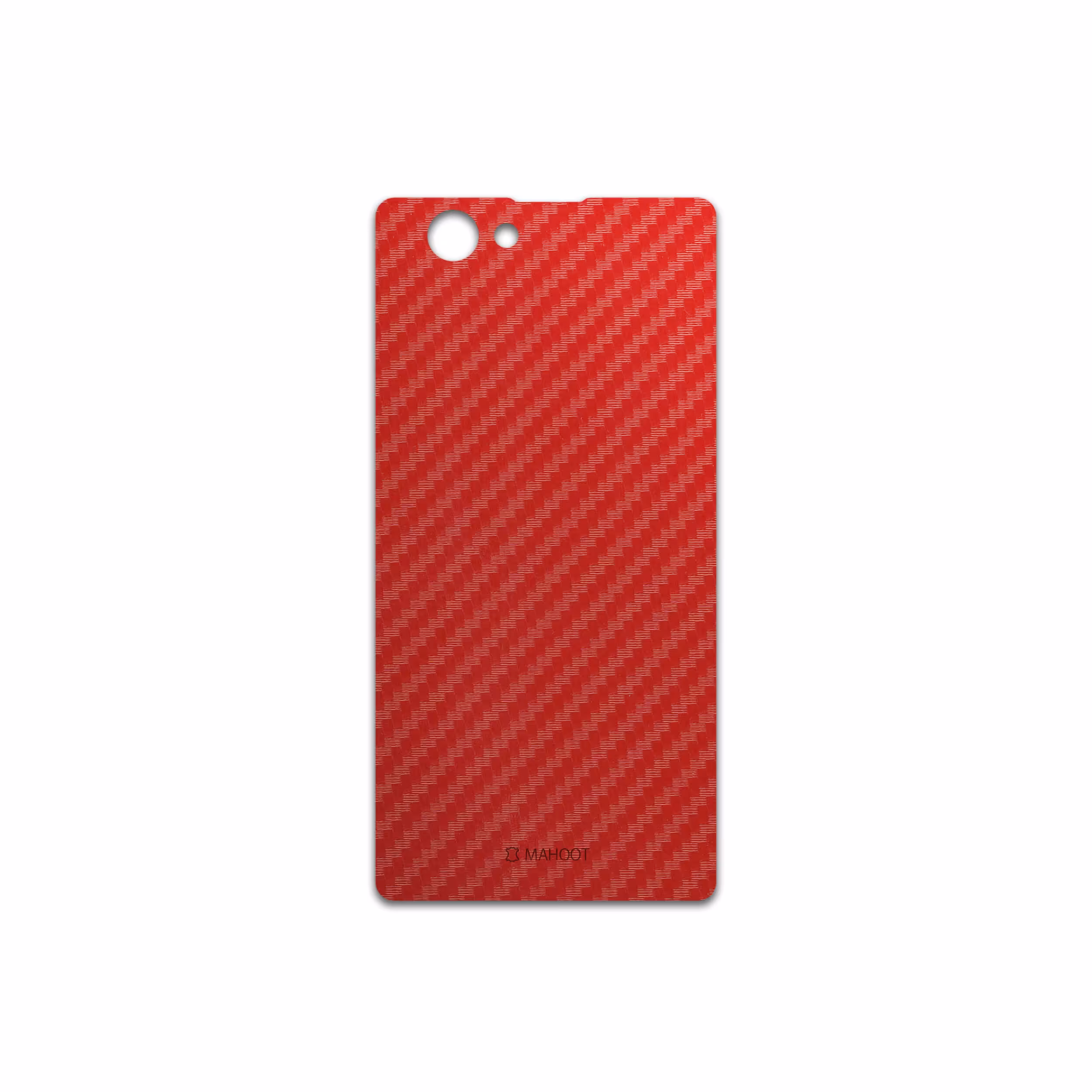 برچسب پوششی ماهوت مدل Red-Fiber مناسب برای گوشی موبایل سونی Xperia Z1 Compact