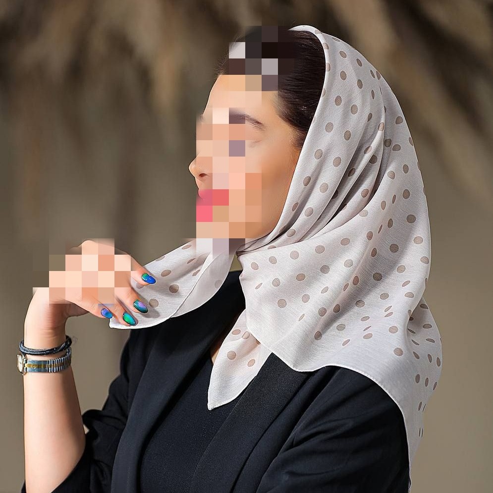مینی اسکارف نخی دور دوخت دوست داشتنی