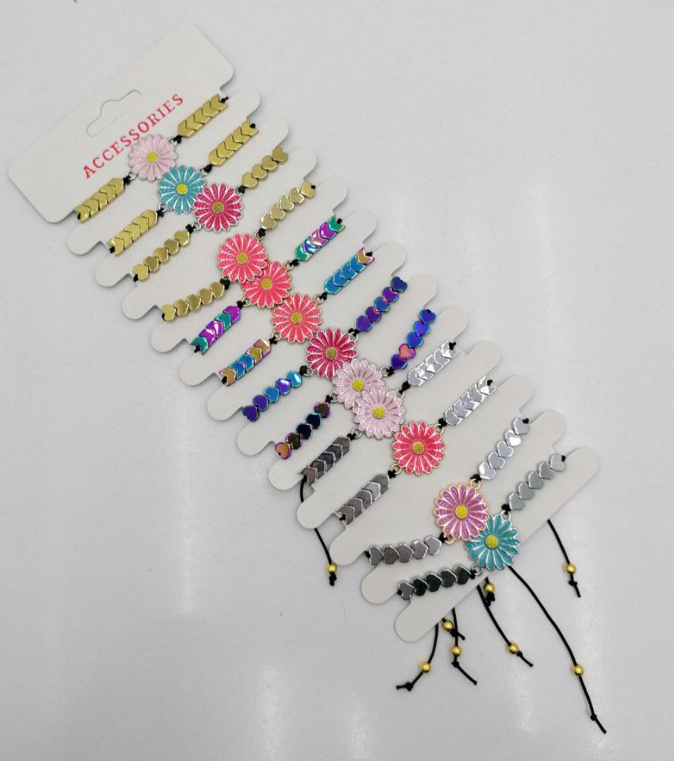 دستبند حدید وسط بابونه