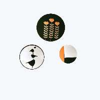 بشقاب دیوارکوب طرح مدرن مجموعه 3عددی