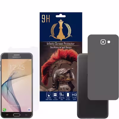 برچسب پوششی اینفینیتی مدل PRO MAX مناسب برای گوشی موبایل سامسونگ Galaxy J7 PRIME به همراه محافظ صفحه نمایش