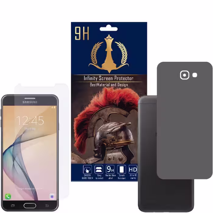 برچسب پوششی اینفینیتی مدل PRO MAX مناسب برای گوشی موبایل سامسونگ Galaxy J7 PRIME به همراه محافظ صفحه نمایش