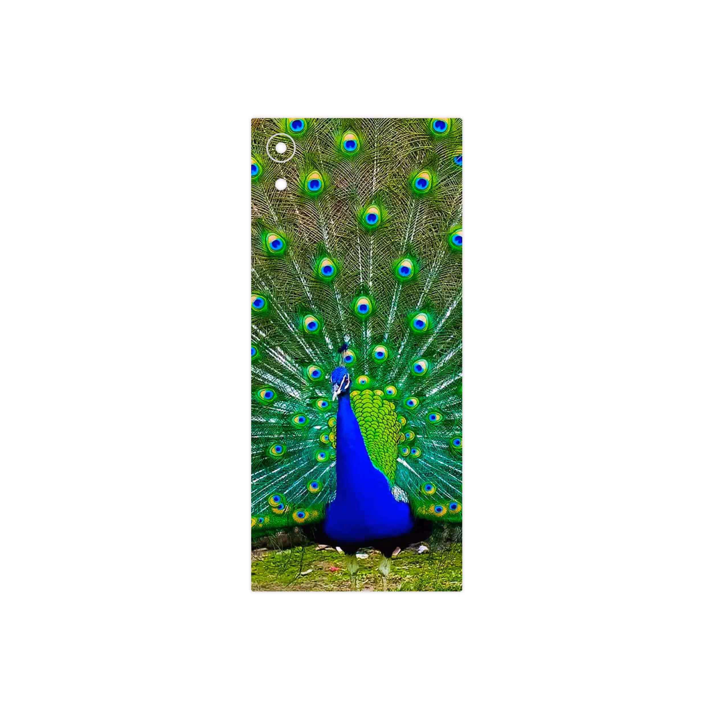 برچسب پوششی ماهوت مدل Peacock مناسب برای گوشی موبایل سونی Xperia XA1