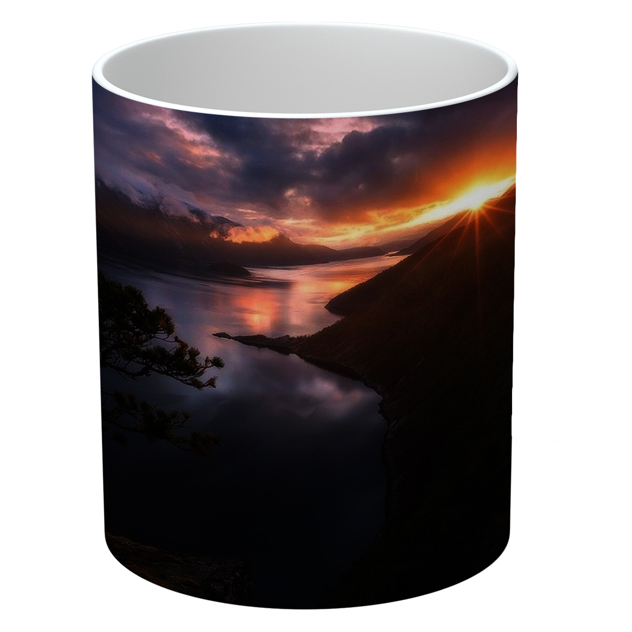 ماگ طرح طبیعت مدل NI265