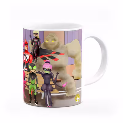 ماگ هومرو طرح دختر کفشدوزکی مدل MG4502