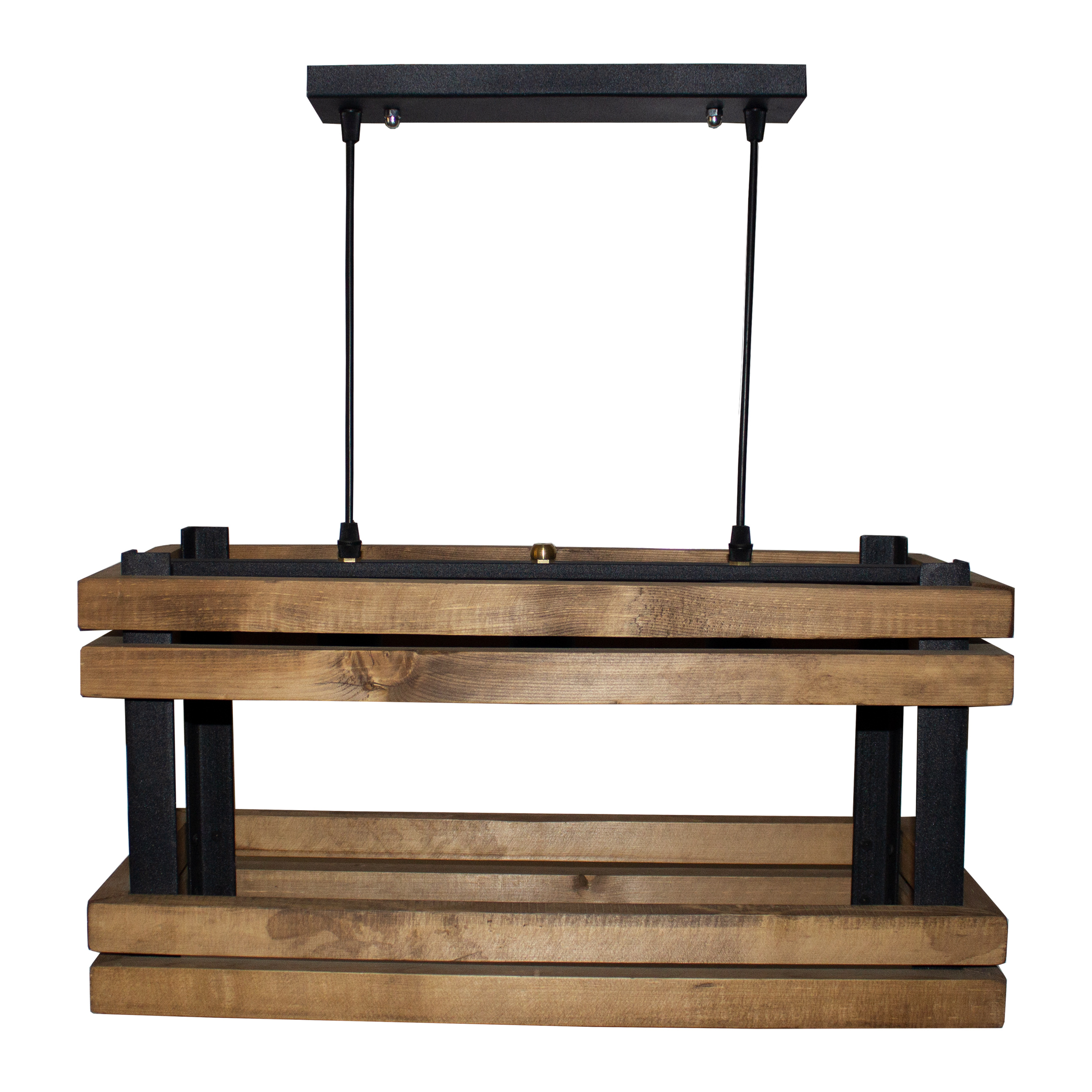 لوستر آویز سه شعله مدل Dark Wood کد 306