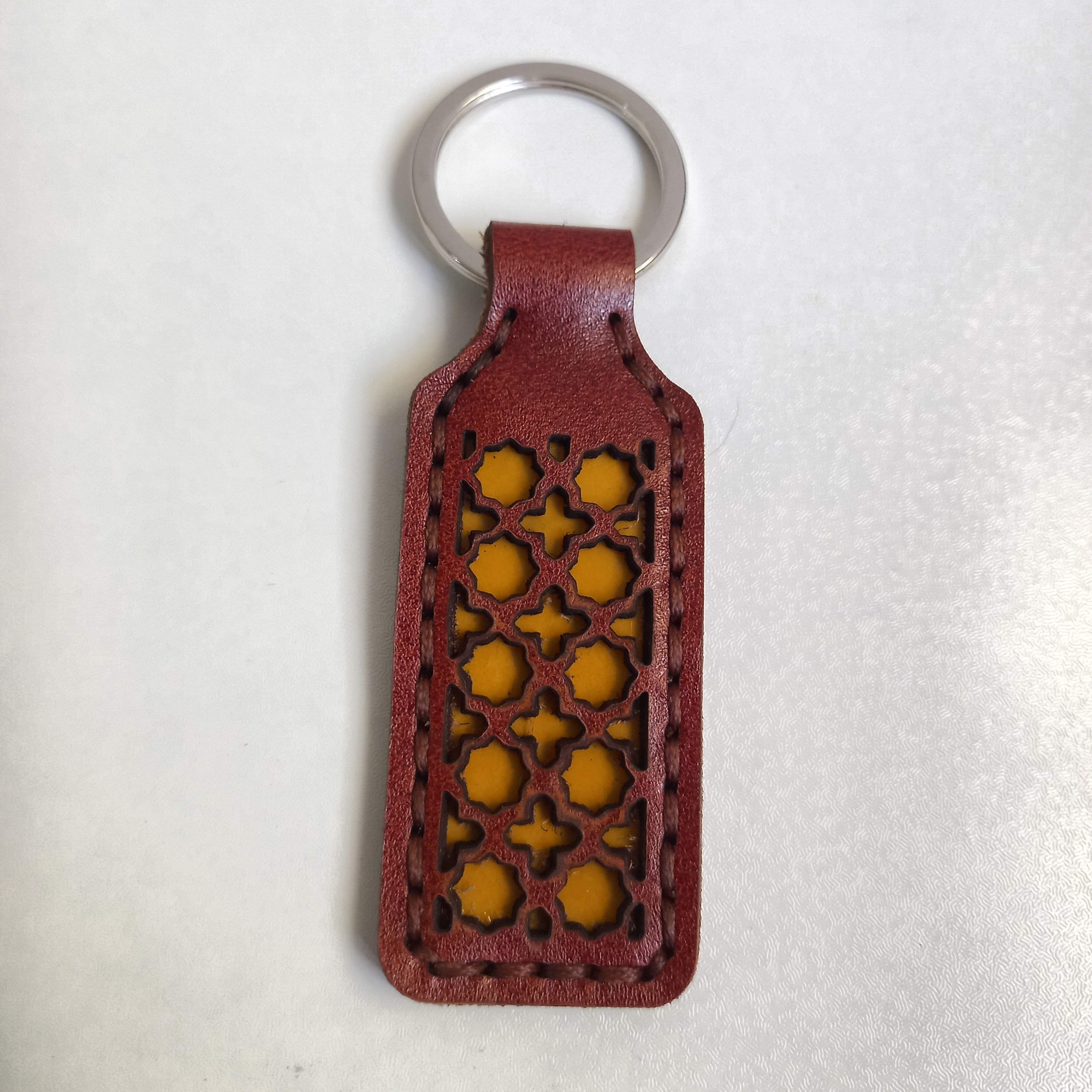 جاکلیدی چرم طبیعی