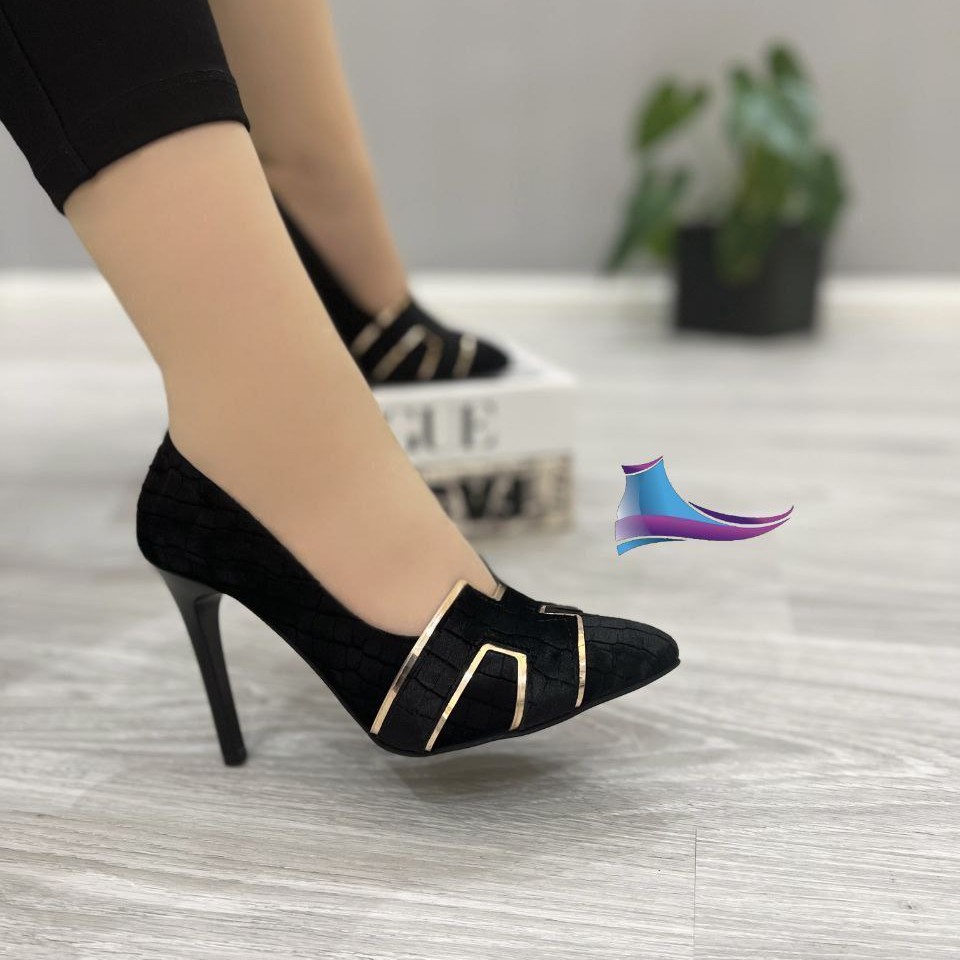 کفش زنانه مجلسی سوئیت سنگی پاشنه 10 سانت